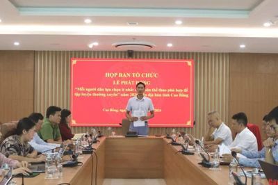 Rà soát công tác chuẩn bị ngày hội toàn dân tập luyện thể thao