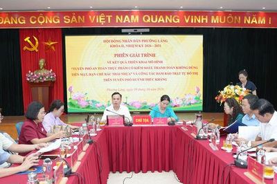 Phường Láng: Giải bài toán 'điểm nghẽn' từ mô hình ở tuyến phố Huỳnh Thúc Kháng