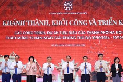 Hà Nội khởi công, khánh thành 18 dự án tiêu biểu