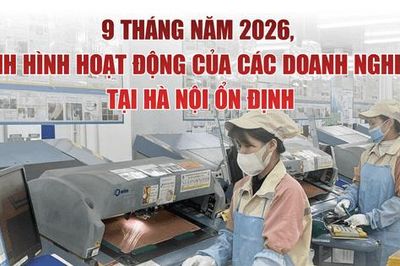 9 tháng năm 2026, hoạt động các doanh nghiệp tại Hà Nội ổn định