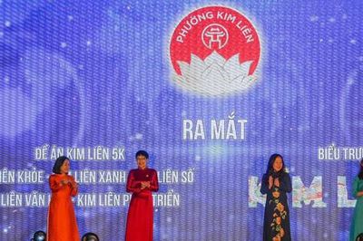 Phường Kim Liên ra mắt biểu trưng, định hình 5 trụ cột phát triển