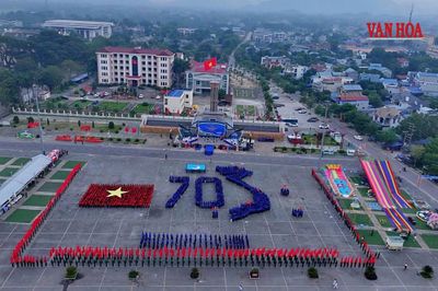 Thái Nguyên kết triệu trái tim qua màn đồng diễn 'Tôi yêu Tổ quốc tôi'