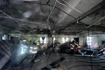 Sập trần siêu thị ở Hàn Quốc, ít nhất 38 người bị thương
