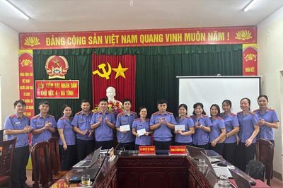 VKSND khu vực 4, tỉnh Hà Tĩnh thi tìm hiểu pháp luật về thi hành án, tạm giữ, tạm giam