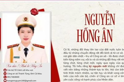 Nữ cán bộ Công an trẻ tận tâm phổ biến pháp luật, góp phần giữ bình yên cho đồng bào