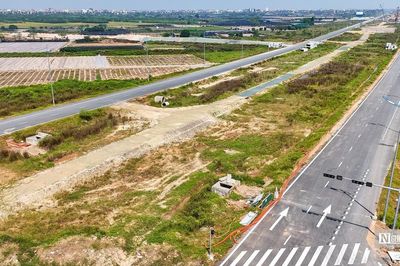 Đường song hành Vành đai 4 đoạn qua Hà Nội trước ngày thông xe