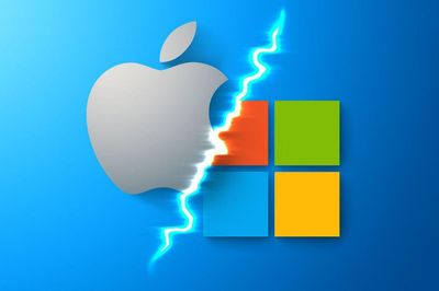 Microsoft cạnh tranh với Apple