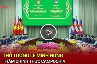 Thủ tướng Lê Minh Hưng thăm chính thức Campuchia