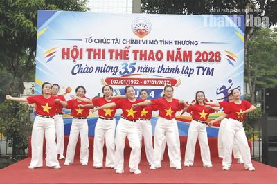 Sôi nổi Hội thi thể thao TYM Cụm 04 năm 2026