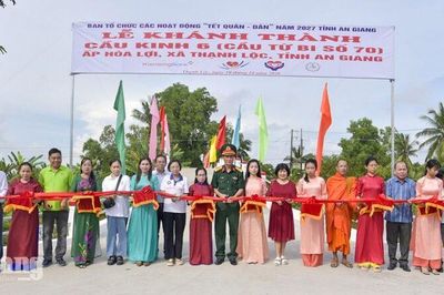 Thạnh Lộc khánh thành cầu Kênh 6 trị giá 632 triệu đồng