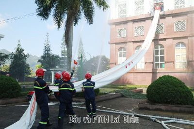 Diễn tập phương án chữa cháy và cứu nạn, cứu hộ tỉnh Lai Châu năm 2026