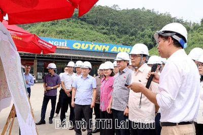 Đoàn công tác của Thường trực Ủy ban Kinh tế và Tài chính của Quốc hội khảo sát dự án cao tốc Bảo Hà – Lai Châu