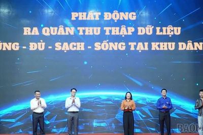 Phường Lào Cai phát động Chiến dịch làm sạch dữ liệu tại 46 tổ dân phố