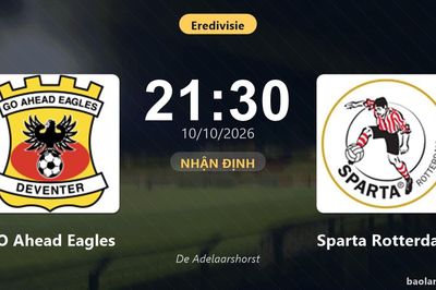 Nhận định GO Ahead Eagles vs Sparta Rotterdam: Khách quyết chặn đà sa sút