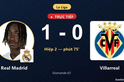 TRỰC TIẾPTrực tiếp Real Madrid vs Villarreal: Real Madrid bị VAR từ chối bàn thắng