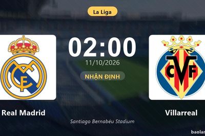 Nhận định Real Madrid vs Villarreal: Điểm tựa từ thành tích đối đầu