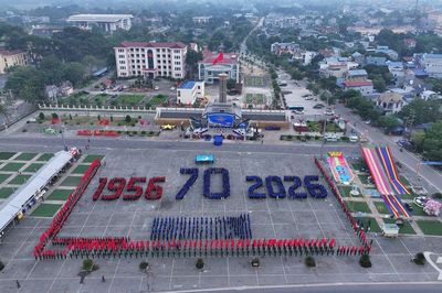 Hàng nghìn người tham gia đồng diễn 'Tôi yêu Tổ quốc tôi'