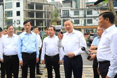 Tổng Bí thư, Chủ tịch nước Tô Lâm kiểm tra tiến độ dự án giao thông trọng điểm tại Hà Nội
