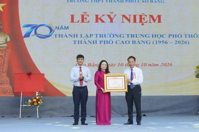 Trường THPT Thành phố Cao Bằng kỷ niệm 70 năm thành lập (1956 - 2026)