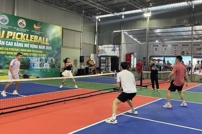 150 vận động viên tranh tài Giải Pickleball doanh nhân (mở rộng)