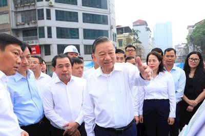 Tổng Bí thư, Chủ tịch nước Tô Lâm thăm, kiểm tra một số công trình trọng điểm của thành phố Hà Nội