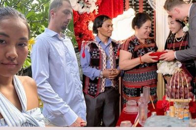 Chú rể Bỉ mang 10 con lợn, cặp dê sang hỏi cưới cô gái Pa Cô