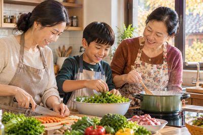 3 lợi ích thiết thực cho sức khỏe khi tự nấu ăn tại nhà