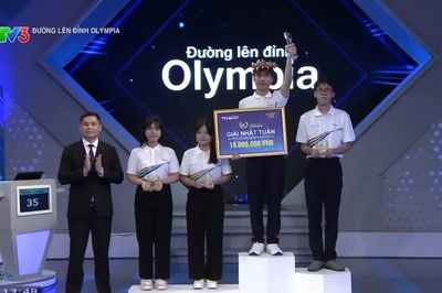 Nam sinh THPT chuyên Lê Khiết - Quảng Ngãi giành vòng nguyệt quế Tuần Olympia 26