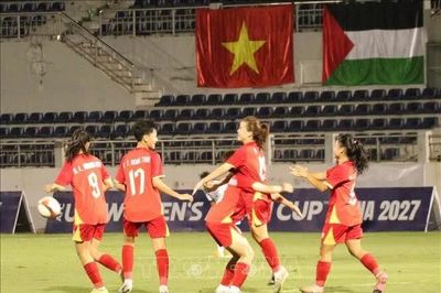 U17 nữ Việt Nam giành vé vào Vòng Chung kết Giải Bóng đá U17 nữ châu Á 2027