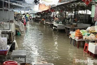 Đồng Tháp: Triều cường vượt mức báo động 3, gây ngập nhiều khu vực