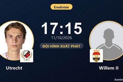 TRỰC TIẾPTrực tiếp Utrecht vs Willem II: Utrecht áp đảo hoàn toàn thế trận, chưa có bàn thắng