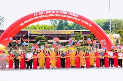 Chùa Giáng (Thanh Hóa) khánh thành các hạng mục công trình xây dựng