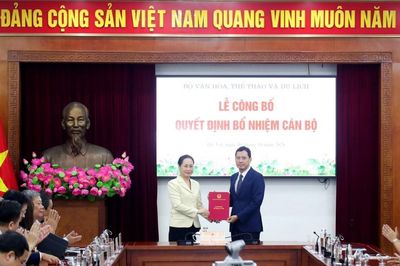 Bộ Văn hóa, Thể thao và Du lịch bổ nhiệm lãnh đạo nhiều cục, vụ