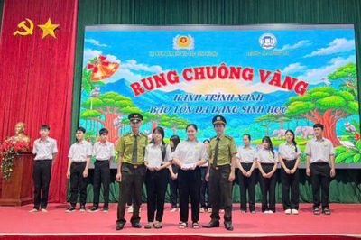 Hội thi 'Rung chuông vàng' lan tỏa tình yêu thiên nhiên, nâng cao ý thức bảo vệ rừng