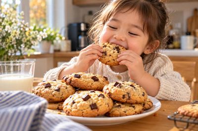 Cookie bơ chocolate: Hương bánh ấm áp ngày giao mùa