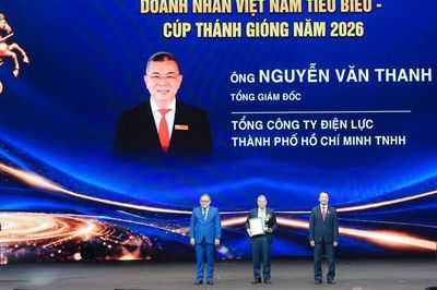Tổng Giám đốc EVNHCMC được vinh danh 'Doanh nhân Việt Nam tiêu biểu - Cúp Thánh Gióng'