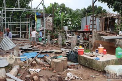 An Giang cảnh báo sạt lở bờ sông