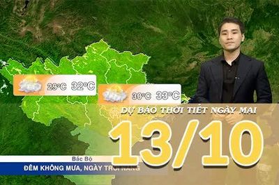 [Video] Dự báo thời tiết đêm nay và ngày mai 13/10/2026: Trung Bộ giảm mưa lớn, Bắc Bộ đêm không mưa