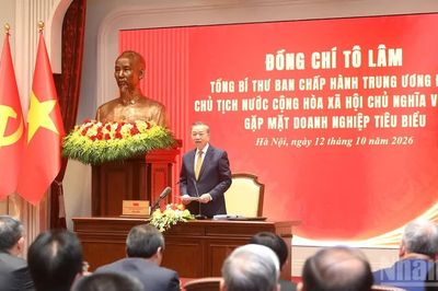 Tổng Bí thư, Chủ tịch nước Tô Lâm gặp mặt doanh nghiệp tiêu biểu