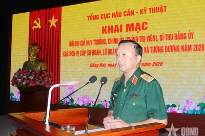 Tổng cục Hậu cần-Kỹ thuật tổ chức thi cán bộ chủ trì năm 2026