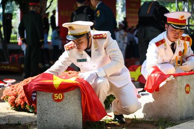 Nơi an nghỉ của 731 hài cốt liệt sĩ tìm thấy tại công viên Lê Thị Riêng