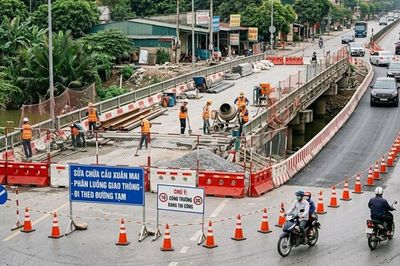 Từ ngày 12/10, Hà Nội tạm cấm ô tô qua cầu Xuân Mai