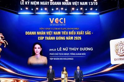 CEO Lê Nữ Thùy Dương được vinh danh Doanh nhân Việt Nam tiêu biểu