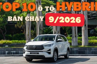 TOP 10 ô tô hybrid bán chạy tháng 9: Toyota áp đảo