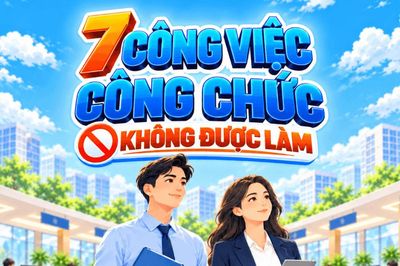 [Infographic] - 7 công việc công chức không được làm