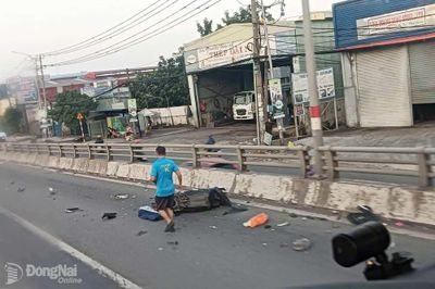 Tai nạn trên cầu vượt Amata, 1 người tử vong