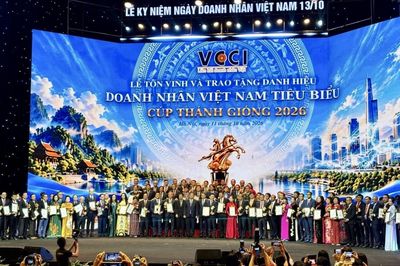 Vinh danh 100 doanh nhân Việt Nam tiêu biểu - Cúp Thánh Gióng” năm 2026