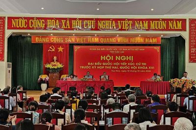 Đắk Lắk: Cử tri kiến nghị đầu tư hạ tầng, bảo đảm an toàn dân sinh
