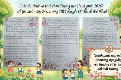 Mái trường hạnh phúc - Nơi gieo mầm bình minh