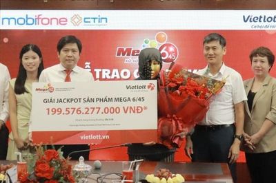 Người phụ nữ ở An Giang trúng độc đắc 200 tỷ đồng
